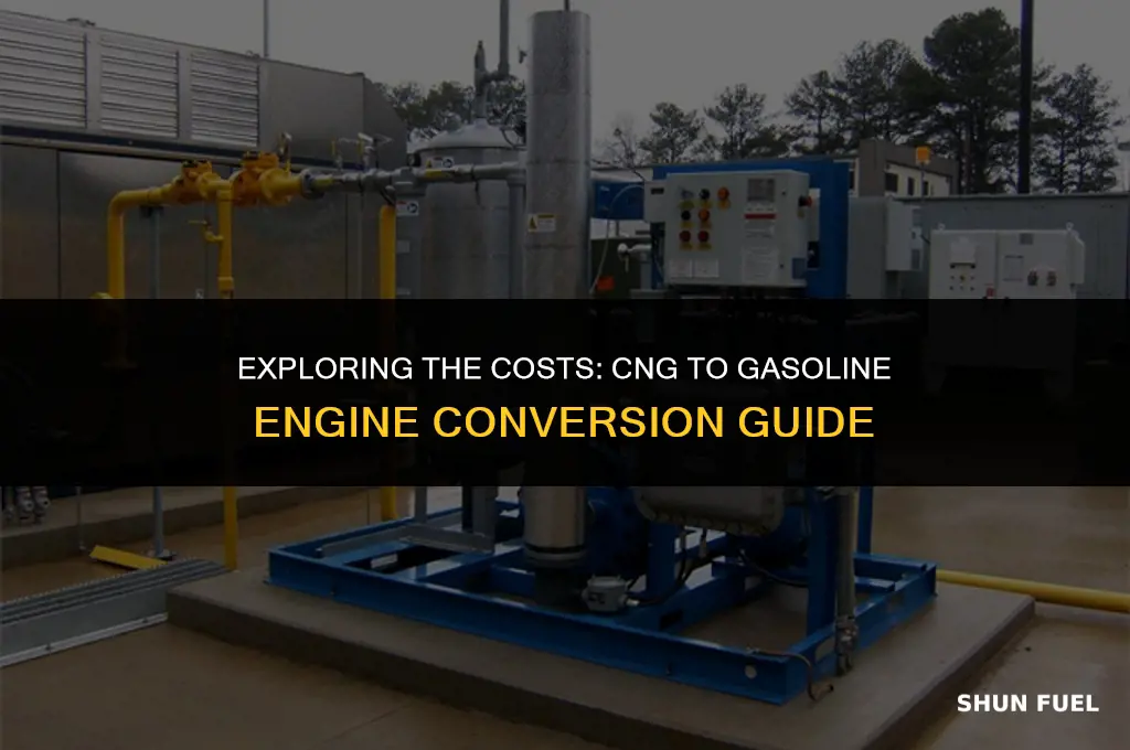 how much to convert a cng engine to gasolince