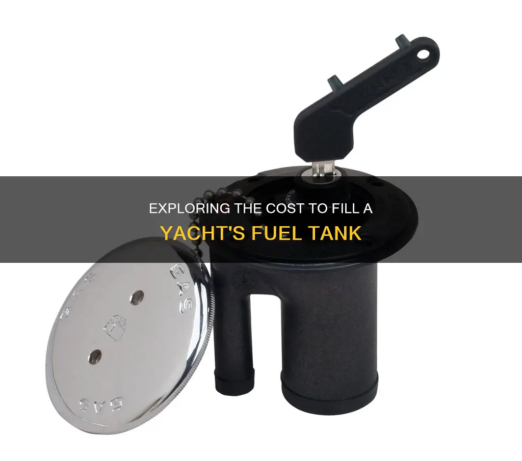 how much to fill a yacht with fuel