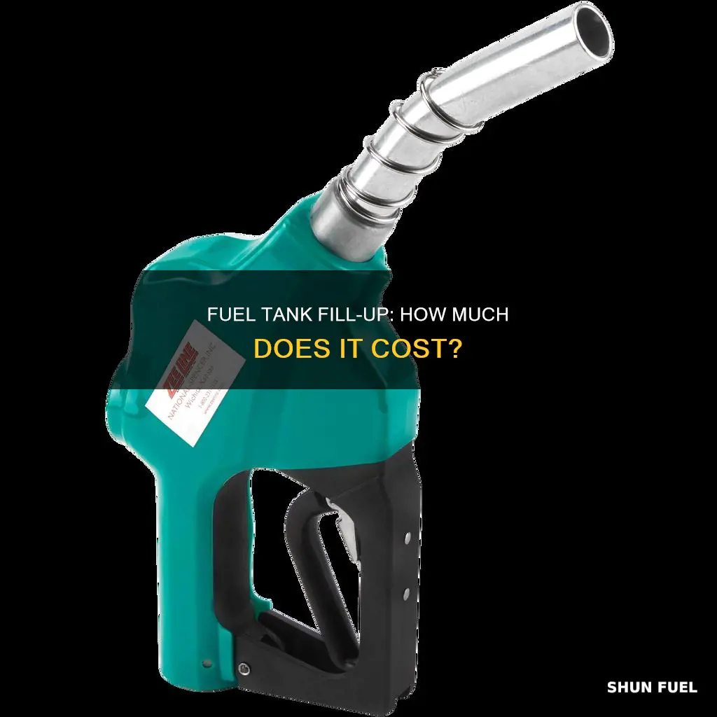 how much to fill my fuel tank