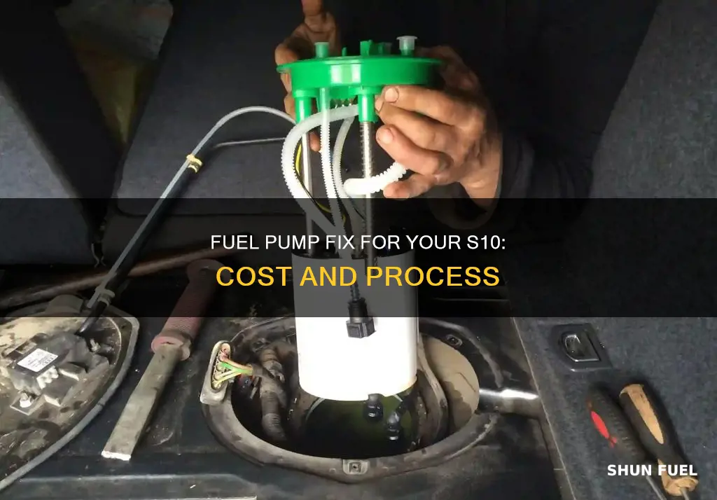 how much to fix fuel pump s10