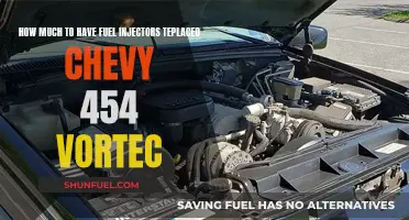 Fuel Injector Replacement Cost for Chevy 454 Vortec Engines