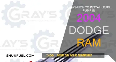 Fuel Pump Installation Costs for Your 2004 Dodge Ram