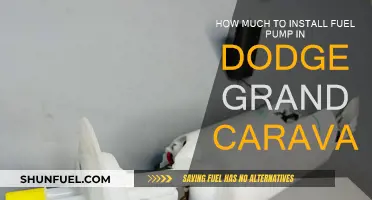 Fuel Pump Installation Costs for Your Dodge Grand Caravan