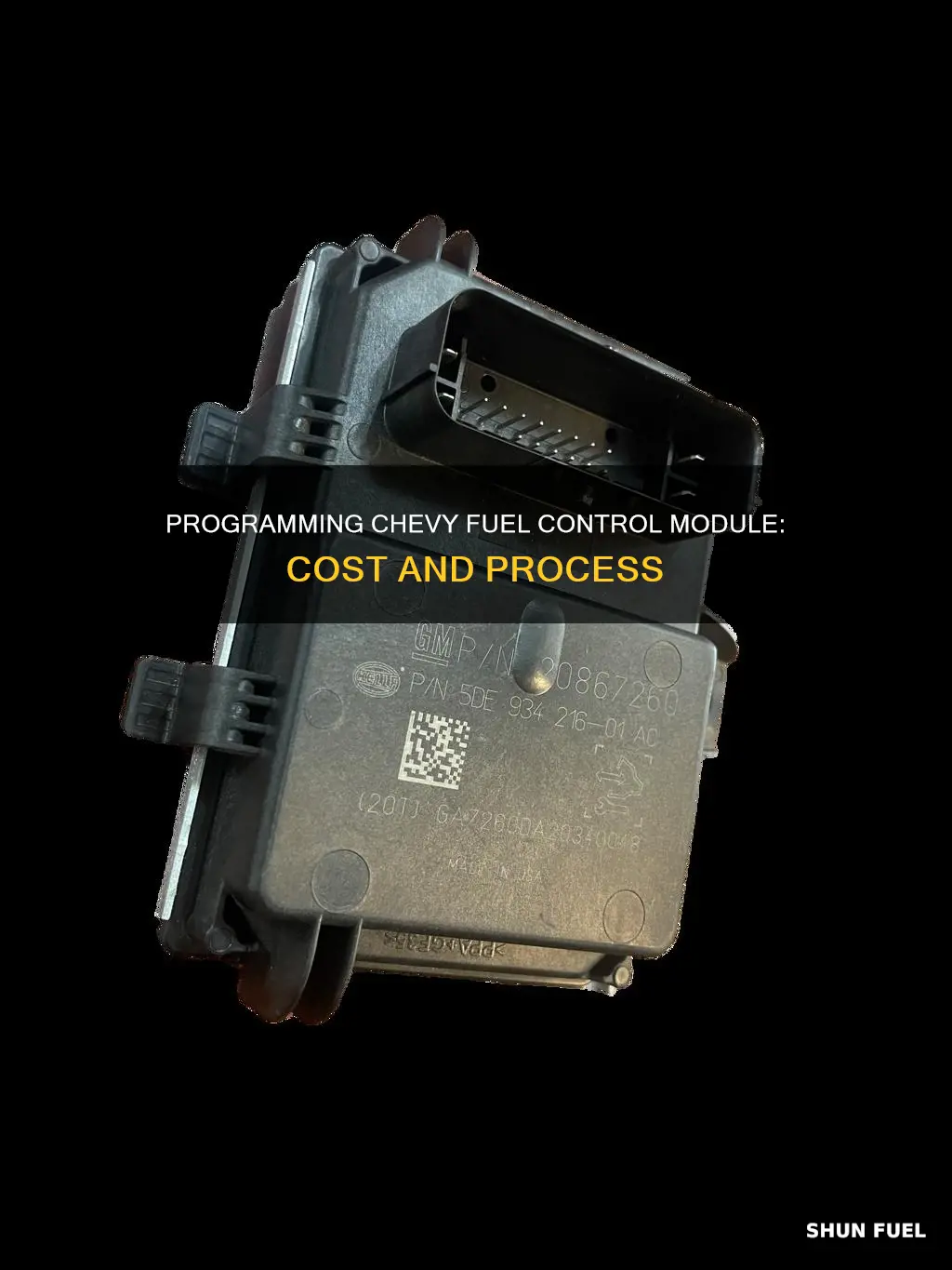 how much to program chevy fuel control module