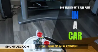 Fuel Pump Installation: Cost and Car Maintenance