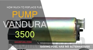 Fuel Pump Replacement: Vandura 3500 Cost and Process