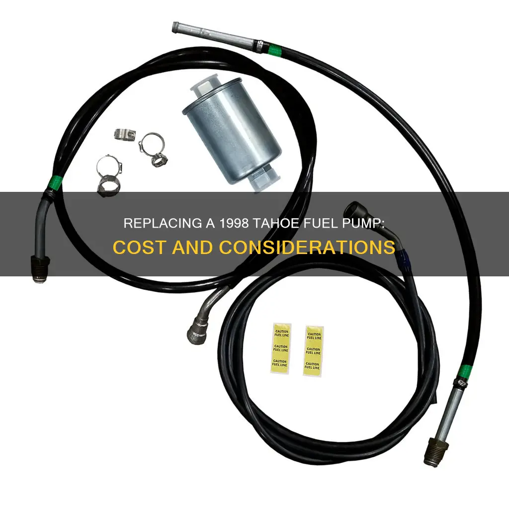 how much to replace 1998 tahoe fuel pump