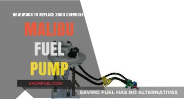 2003 Chevy Malibu Fuel Pump Replacement: Cost Breakdown