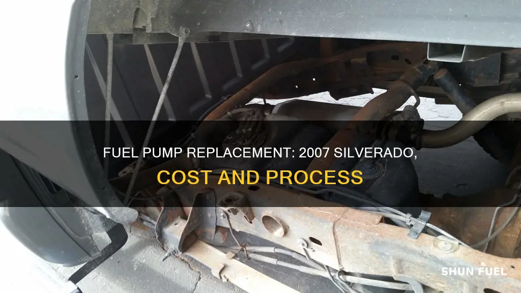 how much to replace 2007 silverado fuel pump