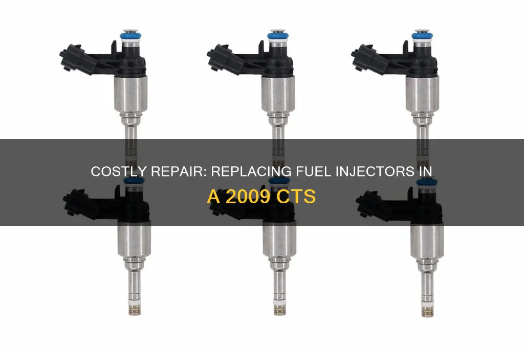 how much to replace a fuel injector 2009 cts