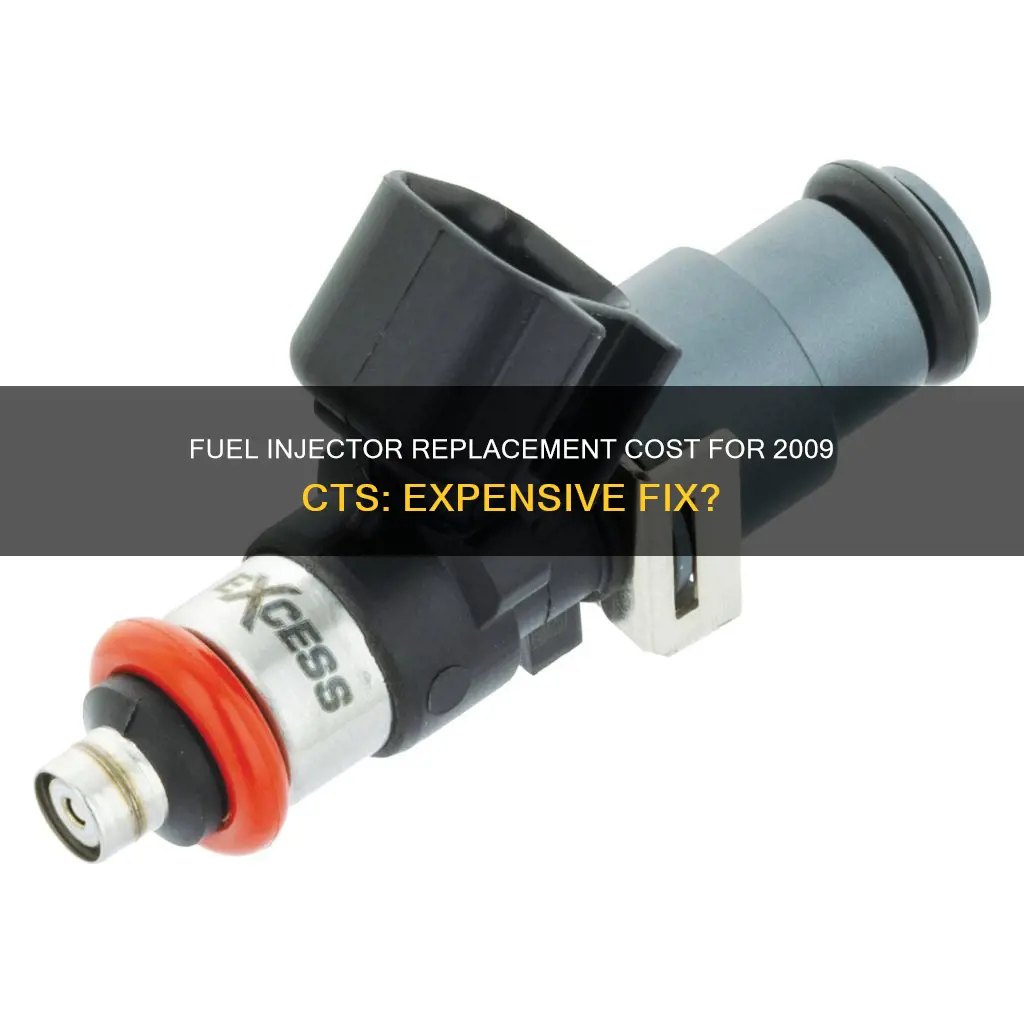 how much to replace a fuel injector 2009 cts