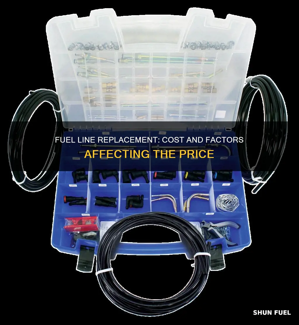 how much to replace a fuel line