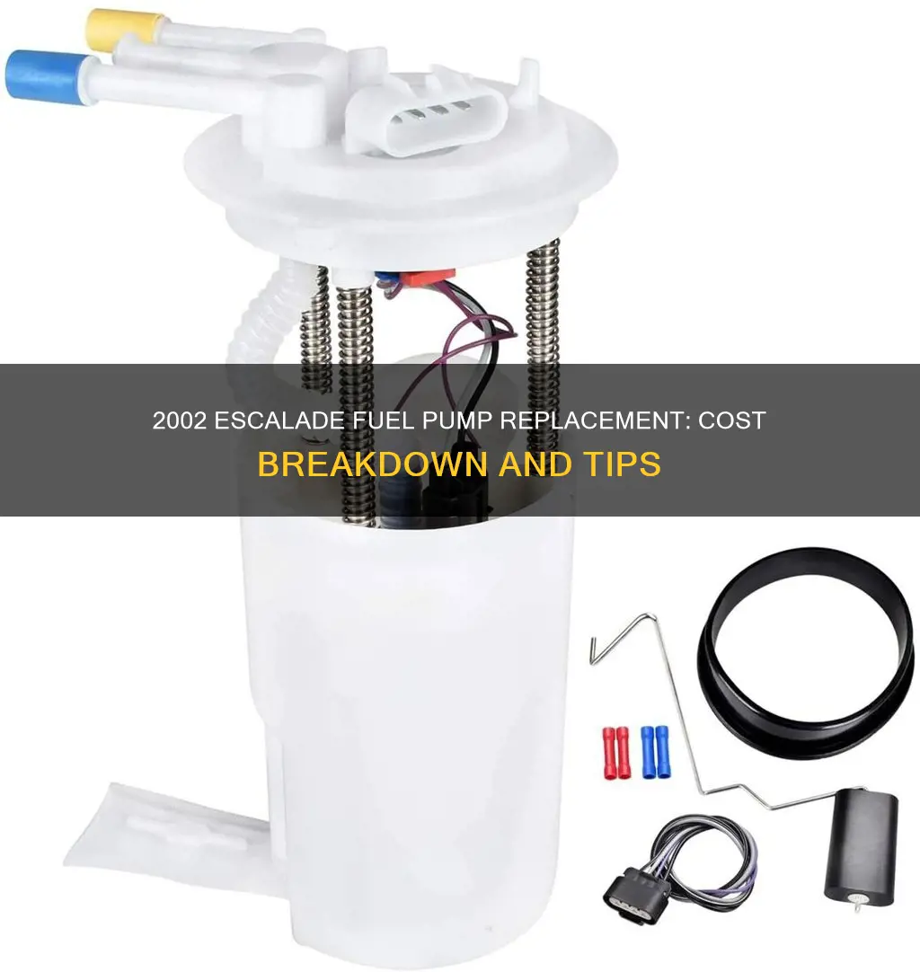 how much to replace a fuel pump 2002 escalade