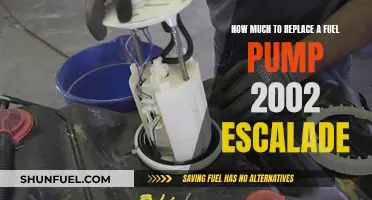 Fuel Pump Replacement for 2002 Escalade: Cost and Procedure