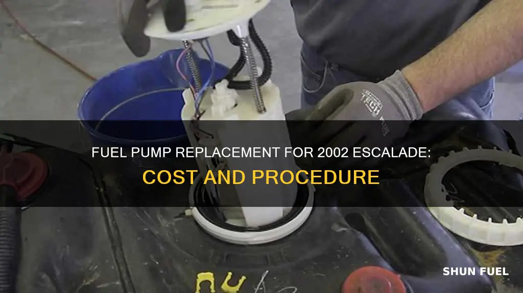how much to replace a fuel pump 2002 escalade