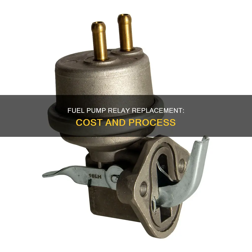 how much to replace a fuel pump relay