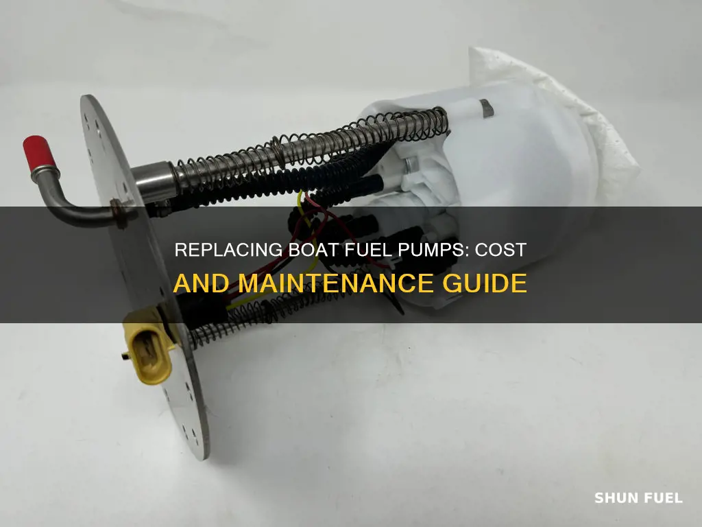 how much to replace boat fuel pump