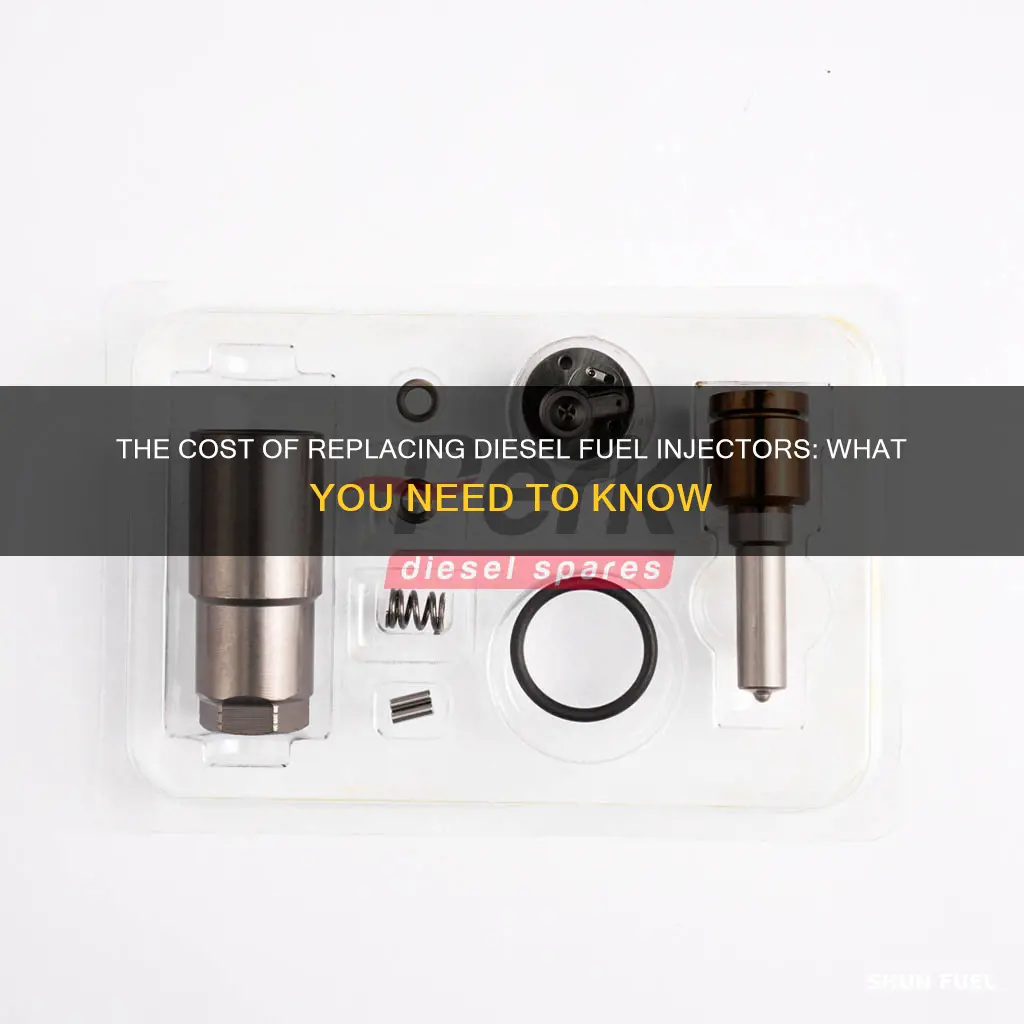 how much to replace diesel fuel injectors