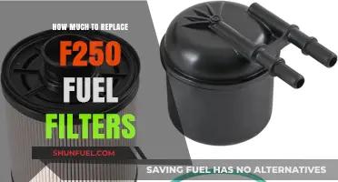 Cost of Replacing F250 Fuel Filters: A Breakdown