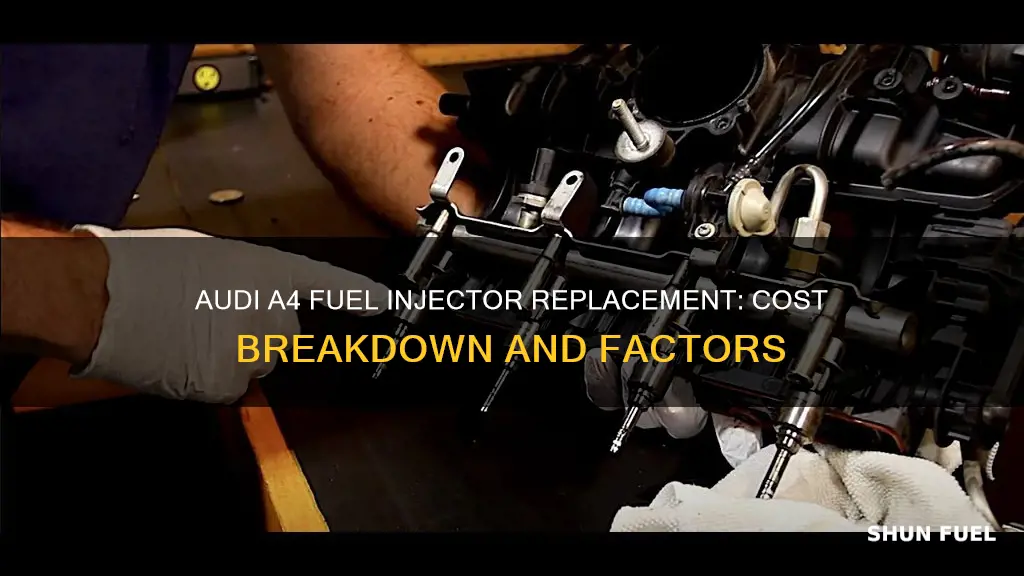 how much to replace fuel injector audi a4