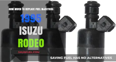 Cost of Replacing Fuel Injectors in a 1995 Isuzu Rodeo