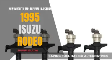 Fuel Injector Replacement: 1995 Isuzu Rodeo Cost and Process