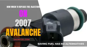 Fuel Injector Replacement Cost for 2007 Avalanche Models