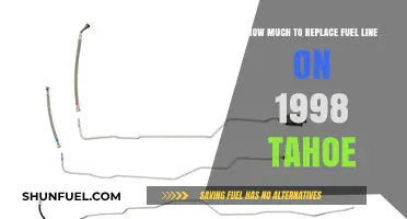 Cost to Repair 1998 Tahoe Fuel Line: A Breakdown