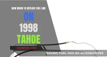 Fuel Line Replacement: 1998 Tahoe, Cost and Procedure