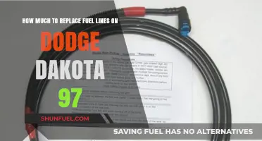 Dodge Dakota '97 Fuel Line Replacement: Cost Breakdown