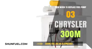 Fuel Pump Replacement: Cost Guide for 2003 Chrysler 300M Owners