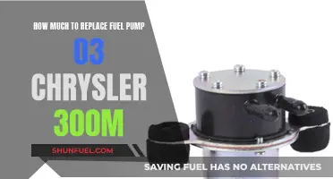 Chrysler 300M Fuel Pump Replacement: Cost and Procedure
