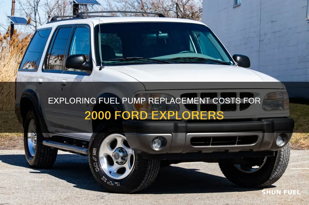 how much to replace fuel pump 2000 ford explorer