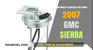 GMC Sierra Fuel Pump Replacement: Cost Guide for 2007 Models