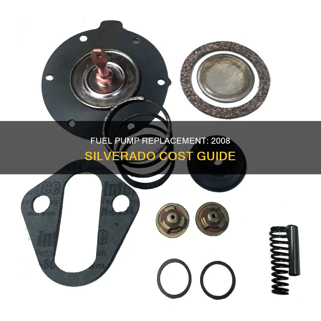 how much to replace fuel pump 2008 silverado