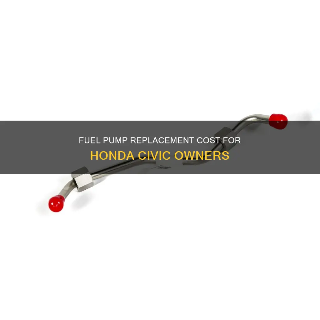 how much to replace fuel pump honda civic