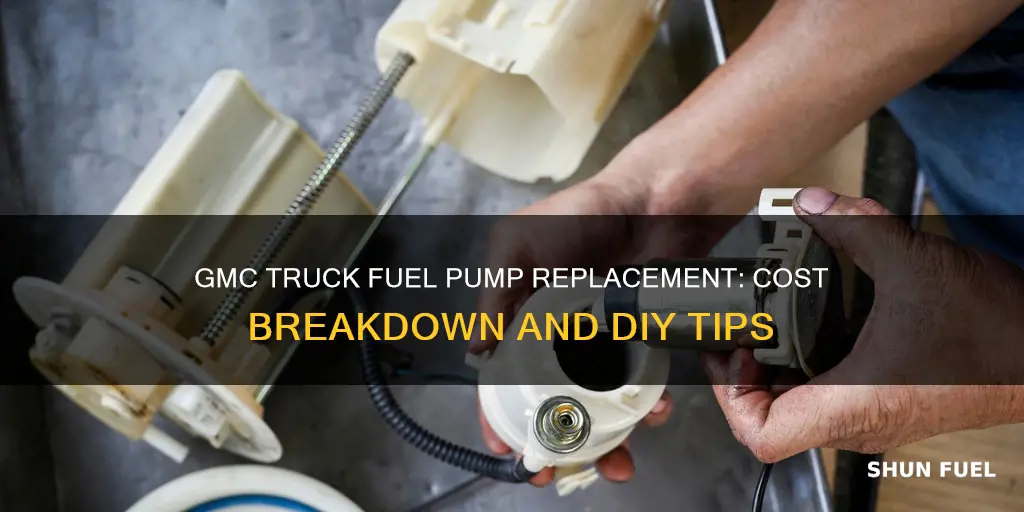 how much to replace fuel pump in gmc truck