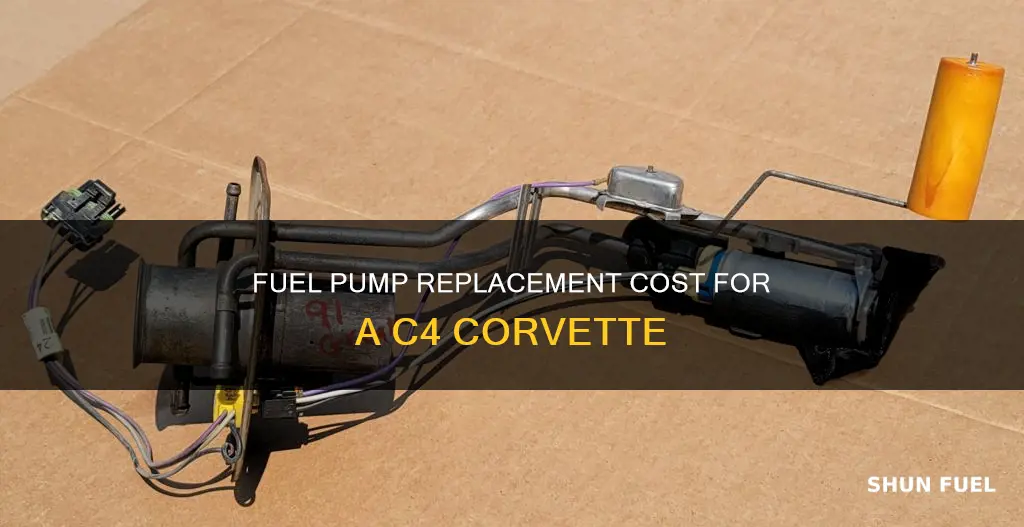 how much to replace fuel pump on 1990 c4 corvettw