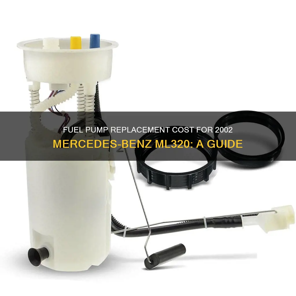 how much to replace fuel pump on 2002 ml320