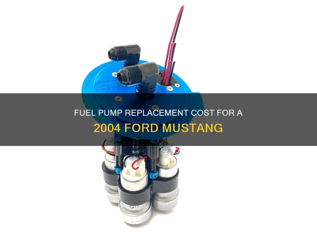 how much to replace fuel pump on 2004 ford mustang