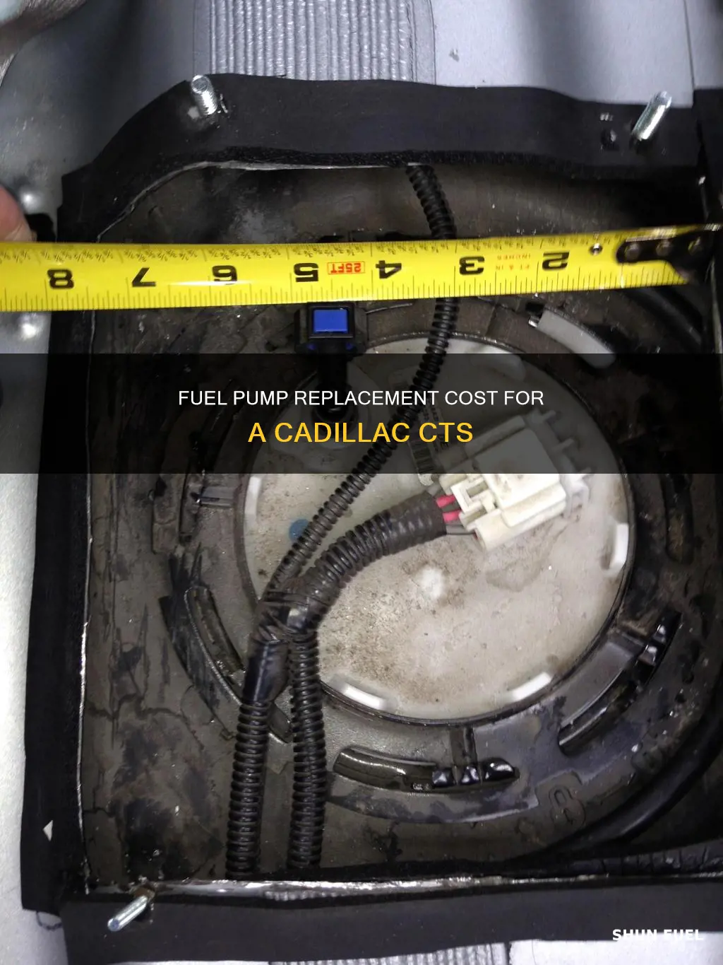 how much to replace fuel pump on 2006 cadillac cts