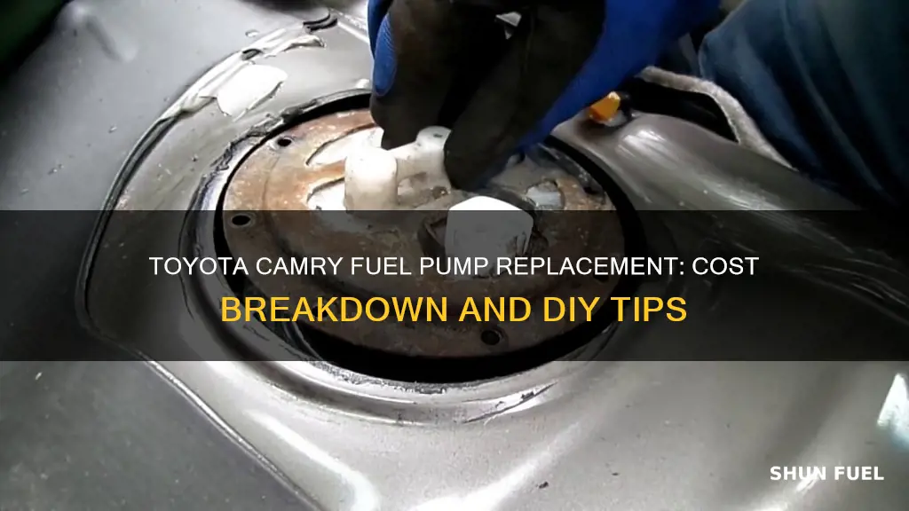 how much to replace fuel pump on toyota camry