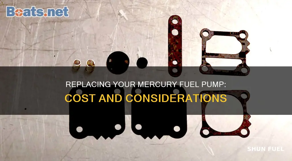 how much to replace mercury fuel pump
