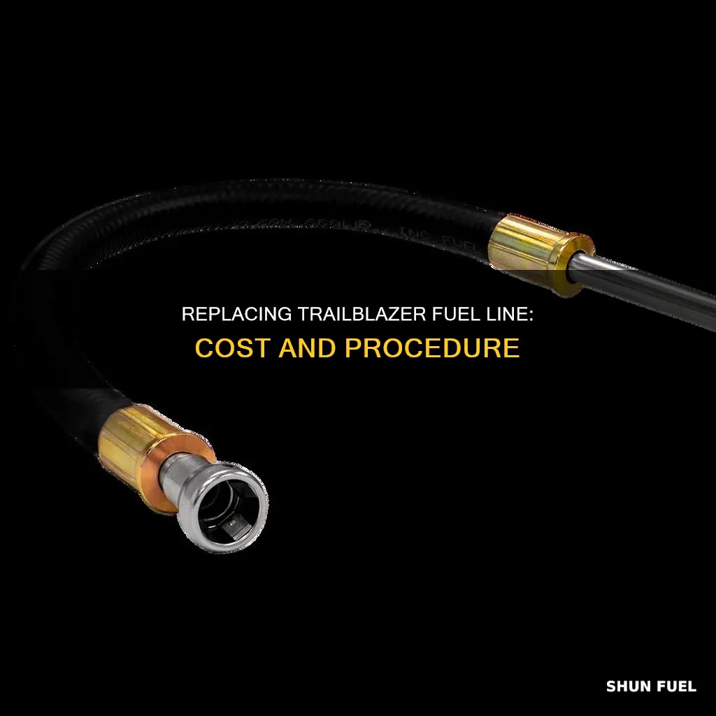 how much to replace the fuel line trailblazer
