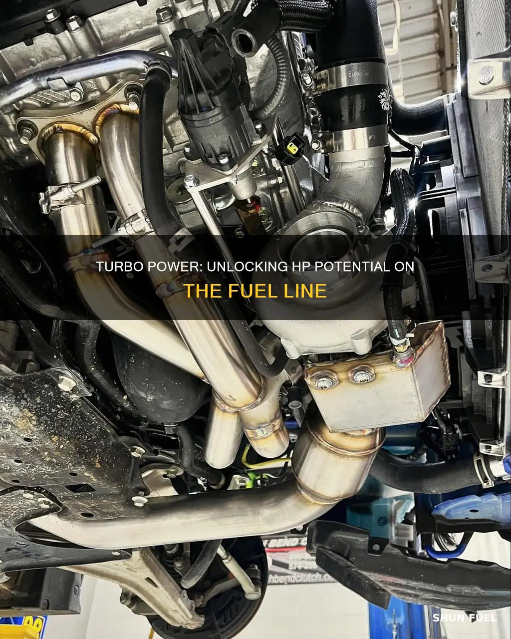 how much turboed hp on fuel line