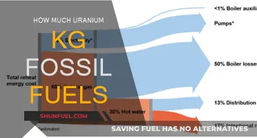 Uranium vs Fossil Fuels: How Much Uranium Equals Fossil Fuels?