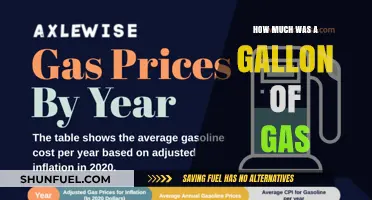 The Cost of a Gallon of Gas Through Time