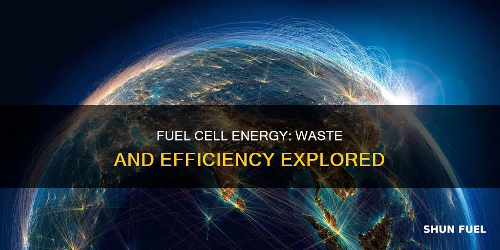 how much waste does fuel cell energy produce