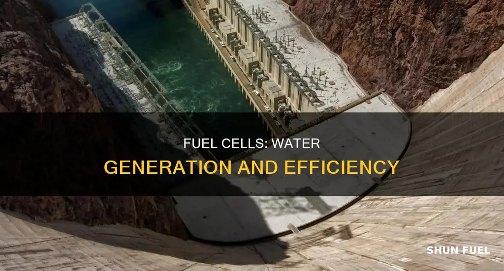 how much water does a fuel cell produce