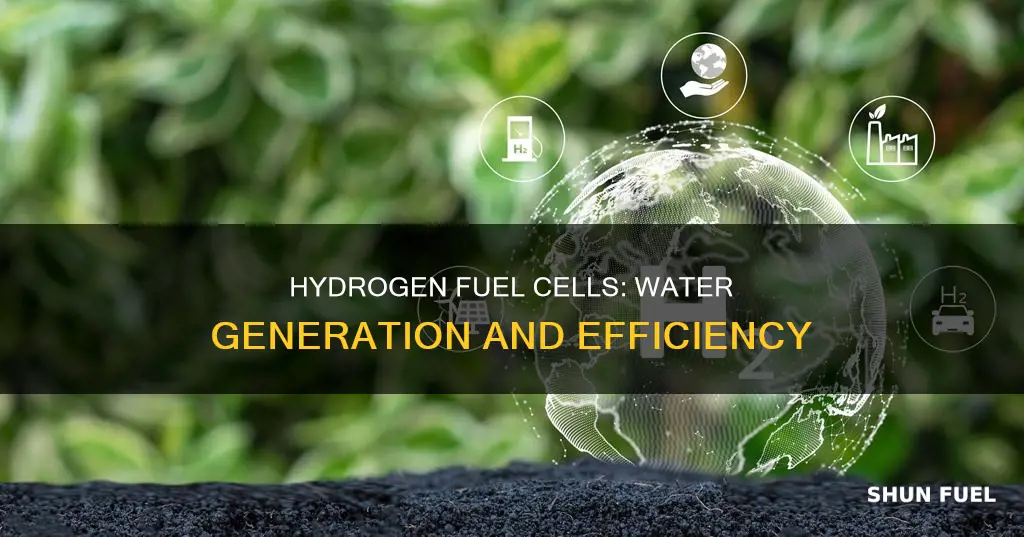 how much water does a hydrogen fuel cell produce